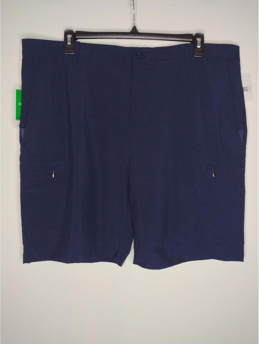 NWT IZOD Men's Navy/Swing Flex Cargo Golf Shorts Size 42